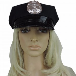 Producătorii vând șepci octogonale negre, pălării cu ecusoane, șepci polițiste, pălării de joc de petrecere de Halloween personalizate