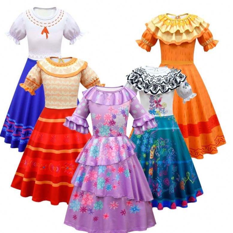 2022 Prințesa Encanto Mirabel Costum Dress Party Encantoisabela Madrigal Costum HCIS-006