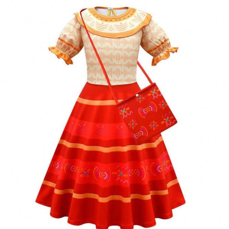 2022 Prințesa Encanto Mirabel Costum Dress Party Encantoisabela Madrigal Costum HCIS-006
