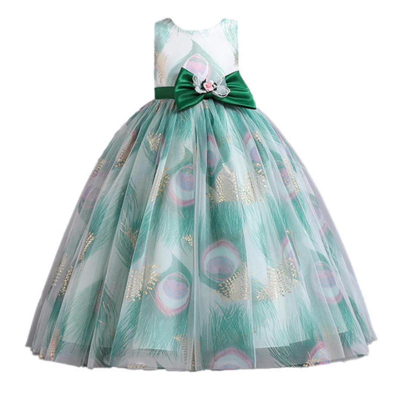 Rochie prințesă Copii Costum de petrecere denuntă formală pentru fete pentru copii rochie din piele rochii de vară