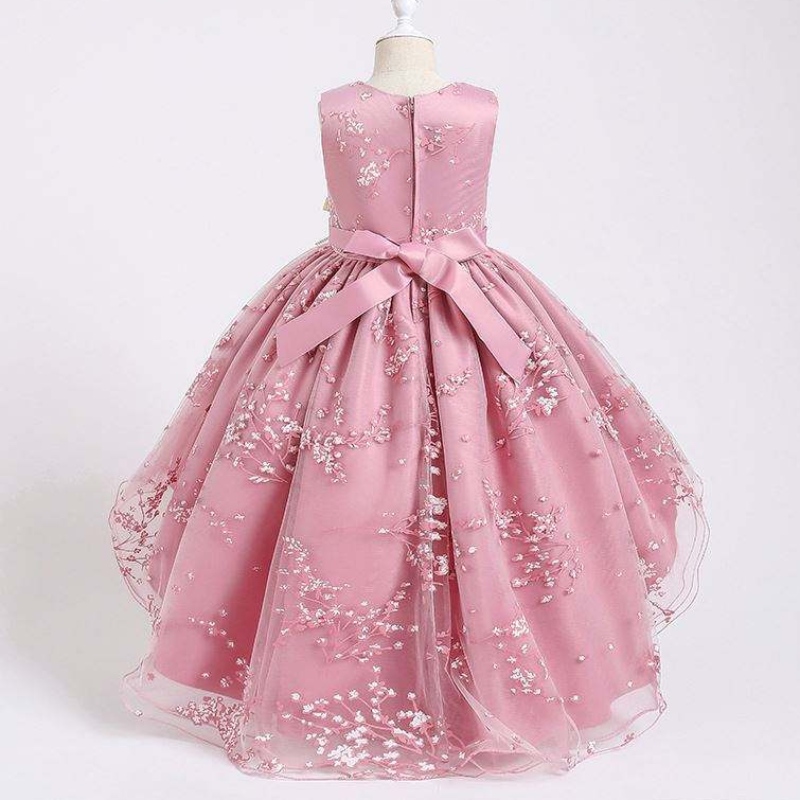 rochie de petrecere pentru copii coadă prințesă fustă fată denuntă rochii fete cu dantelă frumoasă