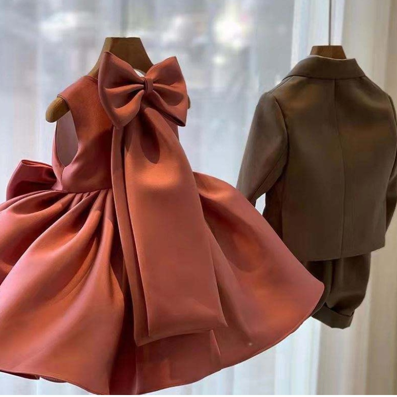 Baigenou design rochii de fete de vară fetiță prințesă petrecerea arcului copii rochie formală copii îmbrăcăminte de bal