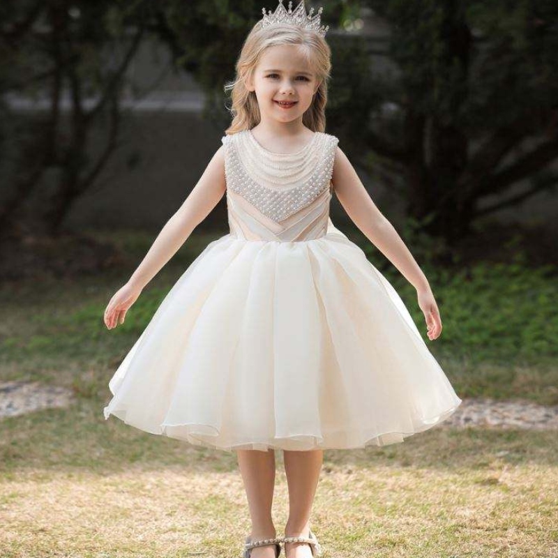 Baige Modelenoi pentru fete rochii de petrecere șifon prințesa floare de vară boutique l5300