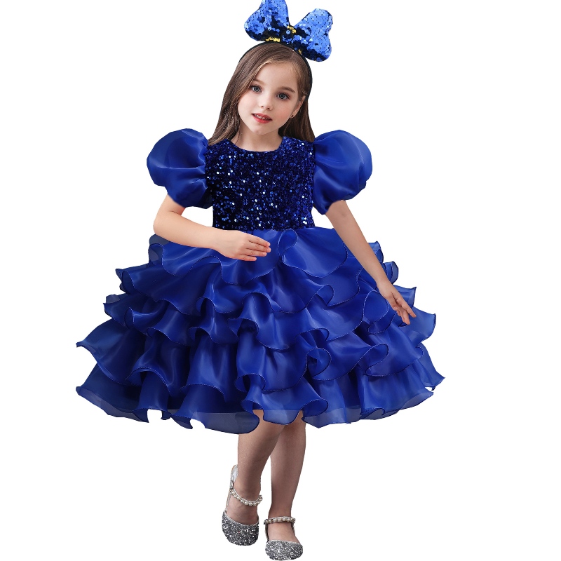 Rochie de petrecere denuntă pentru fete floare de talle denaștere rochii rochii de rochie de seară de margele rochie de seară elegantă rochie prințesă