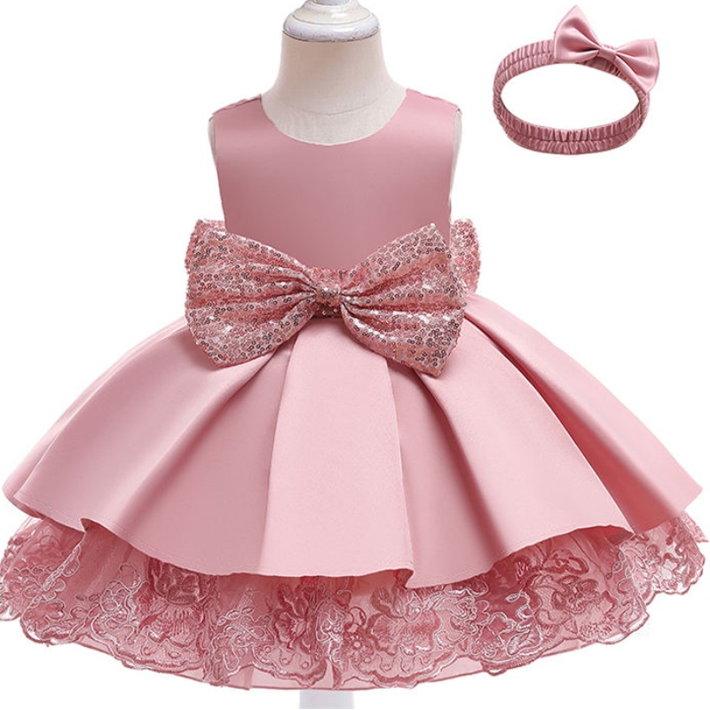 Baby 1st Birthday Botez Sequin Tutu Rochie Copii îmbrăcăminte Toddler pentru fete pentru fete petreceri de seară prințesă rochie