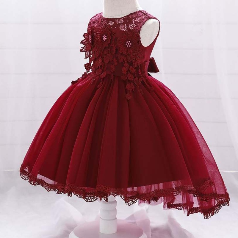 Rochie de mireasă pentru fete cu flori Baige Gravic Grazic prințesa rochii de coadă