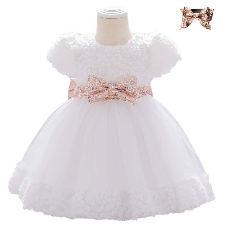 Baige îmbrăcăminte pentru fete rochie de petrecere pentru copii design design prințesă rochii fete denaștere