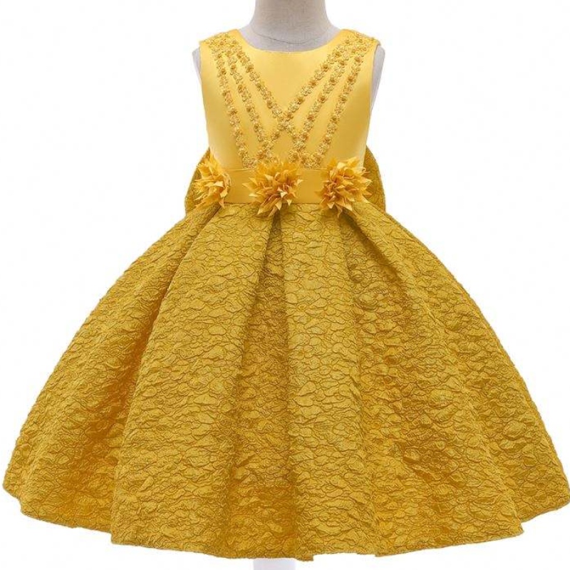 Baige New Girls \\\\ \'Rochii de mireasă pentru copii mici \\\\ Catwalk Princess Rochie de zi denaștere Rochie Ball L5252