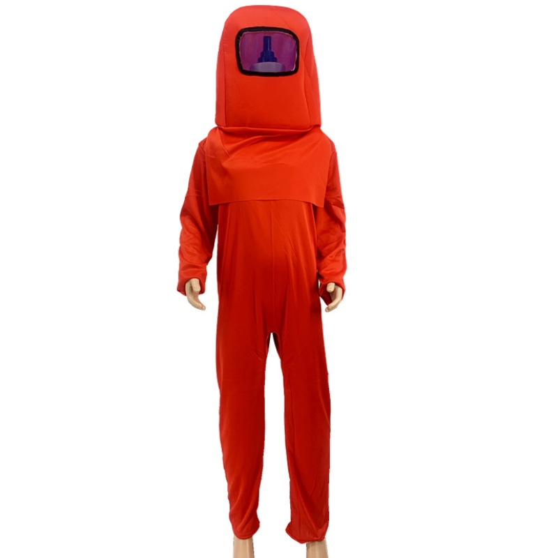 Costum pentru Astronaut pentru copii Costum Spațiu Costum Red Blue Sapsuit Halloween Costume Cosplay pentru băieți pentru copii