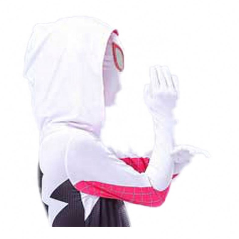 Hot Sale Halloween Cosplay Polarful pentru femei Gwen Costume de păianjen cu căptușeală pentru copii