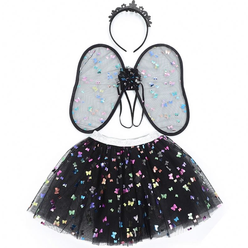 Costum Queen Costum Fairy Princess Dress Up cu fustă Tutu Crown Head Band Tutu Fuste pentru copii pentru fete pentru copii