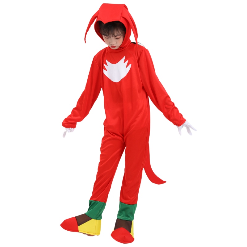 Costume de performanță pentru copii în scenă Costum Red Sonic Halloween pentru copii